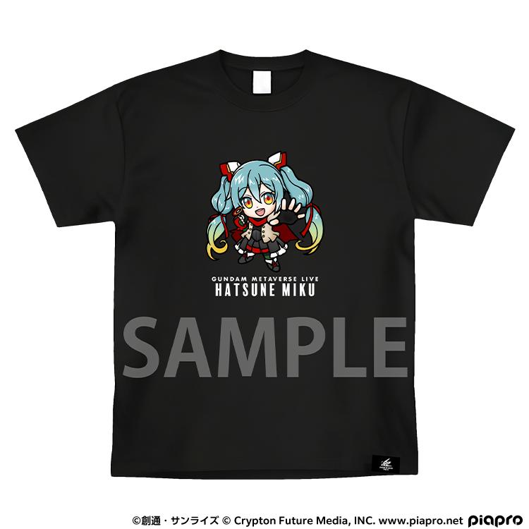 「ガンダムメタバースライブ　初音ミク」記念Tシャツ